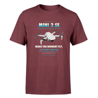 Thumbnail for DJI Mini 2 SE design on dark red single side