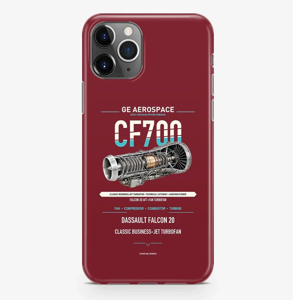 CF700 Case ProMax design on dark red iphone case promax