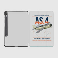 Thumbnail for Fairey Gannet AS.4 design on light gray samsung tablet tablet case