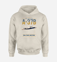 Thumbnail for A-37B Dragonfly design on khaki double-side hoodie