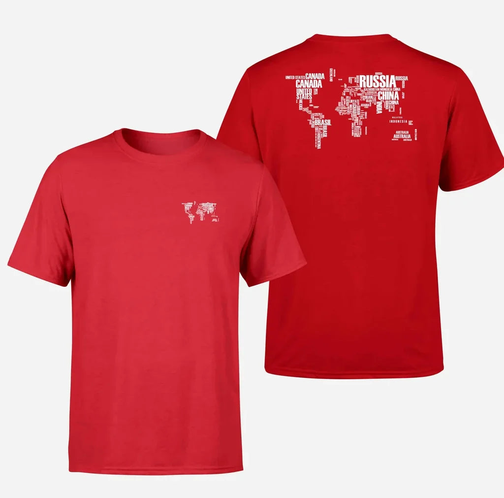Customisable World Map T-Shirt - view 6