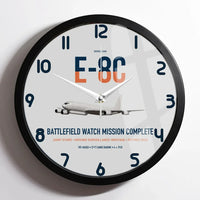 Thumbnail for E-8C Joint STARS design on light gray framed wall clock
