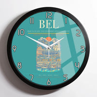 Thumbnail for Belem Val de Cans - Julio Cezar Ribeiro International Airport BEL Wall-Clock Framed - Turquoise
