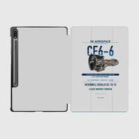 Thumbnail for CF6-6 design on light gray samsung tablet tablet case