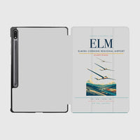 Thumbnail for Elmira Corning Regional Airport (ELM) design on light gray samsung tablet tablet case