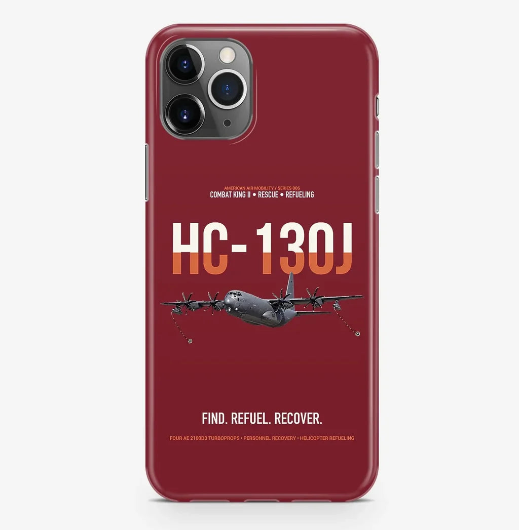 HC-130J COMBAT KING II design on dark red magsafe iphone case, for iPhone Pro Max