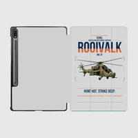 Thumbnail for Denel Rooivalk Mk 1F design on light gray samsung tablet tablet case