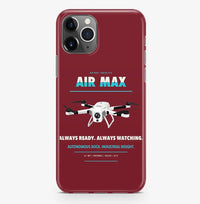 Thumbnail for Percepto Air Max Case ProMax design on dark red iphone case promax