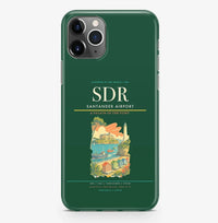 Thumbnail for Santander Airport (SDR) design on dark green iPhone 16 Pro MagSafe case