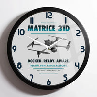 Thumbnail for DJI Matrice 3TD design on light gray framed wall clock