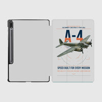 Thumbnail for Junkers Ju 88A-4 design on light gray samsung tablet tablet case