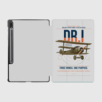 Thumbnail for Fokker Dr.I design on light gray samsung tablet tablet case