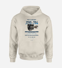 Thumbnail for JT9D-7R4 design on khaki hoodie single side