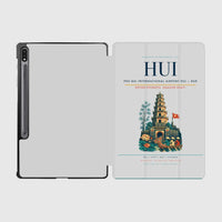 Thumbnail for Phu Bai International Airport (HUI) design on light gray samsung tablet tablet case