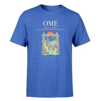 Thumbnail for Nome Airport (OME) T-Shirt single-side front print in Blue | nome-airport-ome-double-side-t-shirt
