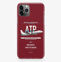 Thumbnail for British Aerospace ATP Case ProMax design on dark red iphone case promax