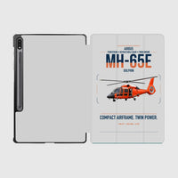 Thumbnail for Airbus MH-65E Dolphin design on light gray samsung tablet tablet case