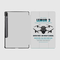 Thumbnail for BRINC LEMUR 2 design on light gray samsung tablet tablet case