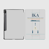 Thumbnail for Tehran Imam Khomeini International Airport (IKA) design on light gray samsung tablet tablet case