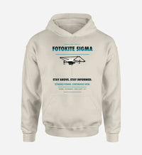 Thumbnail for Fotokite Sigma design on khaki hoodie single side