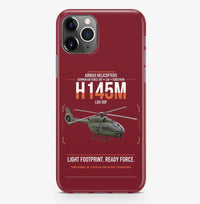 Thumbnail for Airbus Helicopters H145M LUH SOF design on dark red magsafe iphone case, for iPhone Pro Max