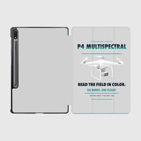 Thumbnail for DJI P4 Multispectral design on light gray samsung tablet tablet case