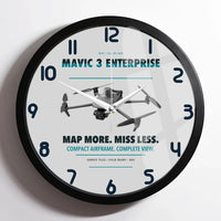 Thumbnail for DJI Mavic 3 Enterprise design on light gray framed wall clock