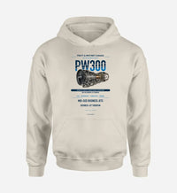 Thumbnail for PW300 design on khaki hoodie single side