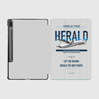 Thumbnail for Handley Page HPR.7 Dart Herald design on light gray samsung tablet tablet case