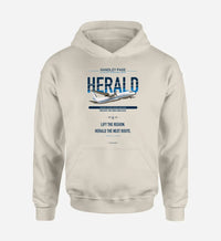 Thumbnail for Handley Page HPR.7 Dart Herald design on khaki hoodie single side
