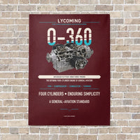 Thumbnail for O-360 vertical canvas print - no frame - dark red background
