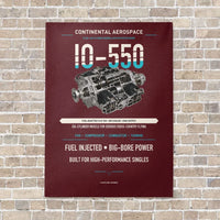 Thumbnail for IO-550 vertical canvas print - no frame - dark red background