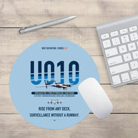 Thumbnail for Airbus U010 Aliaca VTOL design on light blue round mouse pad