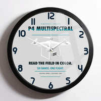 Thumbnail for DJI P4 Multispectral design on light gray framed wall clock