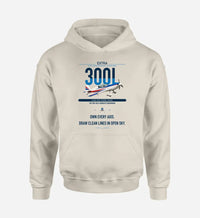 Thumbnail for Extra 300L design on khaki double-side hoodie, single-side print