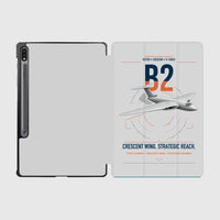 Thumbnail for Handley Page Victor B2 design on light gray samsung tablet tablet case