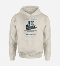 Thumbnail for JT3D design on khaki hoodie single side