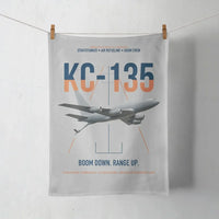 Thumbnail for KC-135 STRATOTANKER design on light gray towel