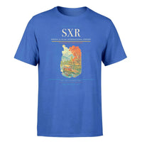 Thumbnail for Sheikh ul-Alam International Airport (SXR) T-Shirt single-side front print in Blue | sheikh-ul-alam-international-airport-sxr-double-side-t-shirt