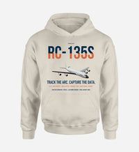 Thumbnail for RC-135S Cobra Ball design on khaki double-side hoodie, single-side print