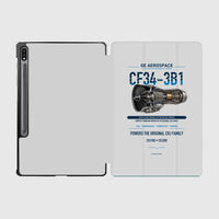 Thumbnail for CF34-3B1 design on light gray samsung tablet tablet case