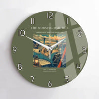 Thumbnail for VINTAGE G4146 - The Morning Mail Run - Designed Wall Clocks design on greenarmy no-frame