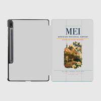 Thumbnail for Meridian Regional Airport (MEI) design on light gray samsung tablet tablet case