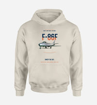 Thumbnail for F-86F SABRE design on khaki hoodie single side