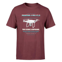 Thumbnail for DJI Phantom 4 Pro V2.0 design on dark red single side