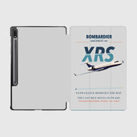 Thumbnail for Bombardier Global Express XRS design on light gray samsung tablet tablet case