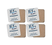 Thumbnail for Cessna Citation XLSPlus design on light gray 4 pieces set coaster