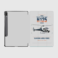 Thumbnail for Airbus H125 design on light gray samsung tablet tablet case