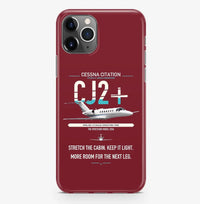 Thumbnail for Cessna Citation CJ2+ design on dark red magsafe iphone case, for iPhone Pro Max