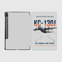 Thumbnail for KC-130J SUPER HERCULES design on light gray samsung tablet tablet case
